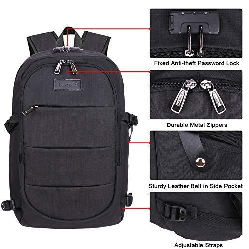 Travel Laptop Backpack Water Resistant Anti-Theft Bag with USB Charging Port - JOY2ESpree