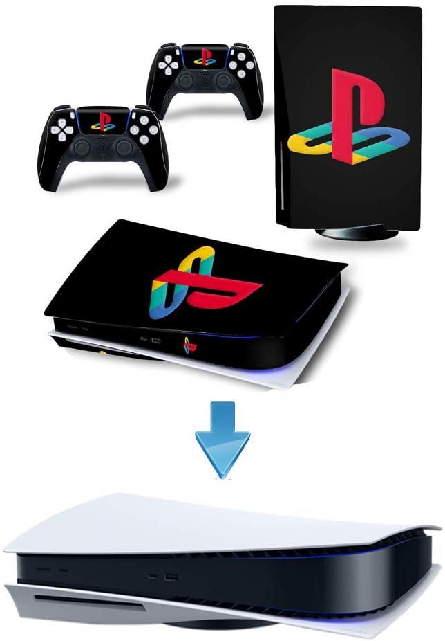 Decals Cover Whole Body Skin Protector for PS5 Playstation 5 Console Wrap Sticker Skin with 2 Wireless DualSense Controller Decal - JOY2ESpree