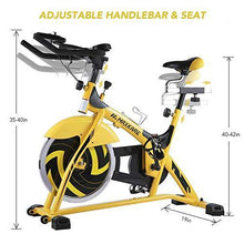 
                        
                          Muat gambar ke penampil Galeri, MaxKare Stationary Bike Belt Drive Indoor Cycling Bike 44lbs Flywheel &amp; Pulse Sensor/LCD Monitor/Ipad Mount Exercise Bike - JOY2ESpree
                        
                      