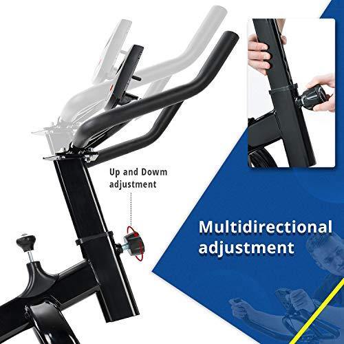 Merax Indoor Cycling Bike with Adjustable Resistance, Belt Drive Exercise Bike Stationary Bike - JOY2ESpree