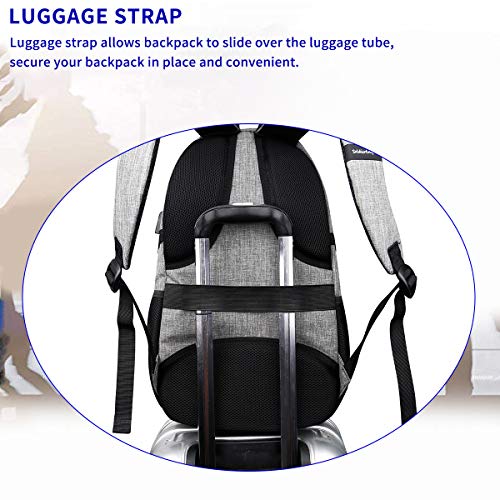 SHRRADOO Durable Anti Theft Laptop Backpack Travel Backpacks Bookbag
