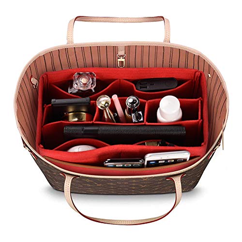 Felt Insert Bag Organizer Bag in Bag Handbag Fit LV Speedy Neverfull Longchamp