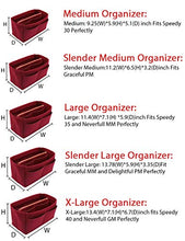 
                        
                          Cargar imagen en el visor de la galería, Felt Purse Bag Organizer Insert with zipper Bag Tote Shaper Fit Speedy Neverfull MM GM
                        
                      