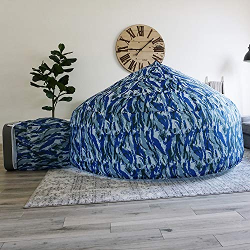 The Original AirFort Build A Fort in 30 Seconds, Inflatable Fort for Kids (Ocean Camo)