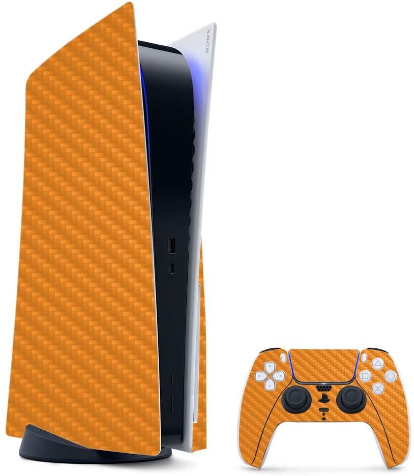 MightySkins Carbon Fiber Skin Compatible with PS5 / Playstation 5 Digital Edition Bundle - JOY2ESpree
