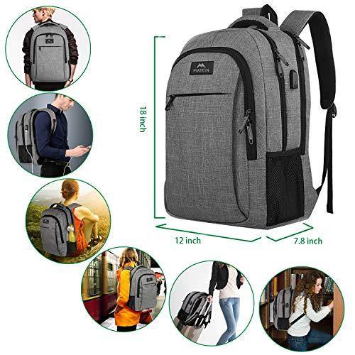 Matein Travel Laptop Backpack, Business Anti Theft Slim Durable Laptops Backpack - JOY2ESpree