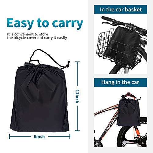 Bike Covers Outdoor Storage Waterproof,Bicycle Cover Waterproof Outdoor,210D Tear-Proof