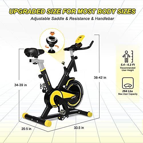 Indoor Cycling Bike Stationary, Doufit EB-09 Exercise Bike for Home Workouts Use - JOY2ESpree