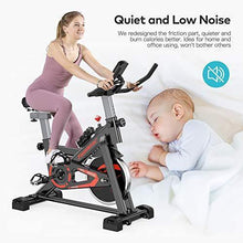 
                        
                          गैलरी व्यूवर में इमेज लोड करें, Famistar 40 lbs Quiet Flywheel 300 lbs Capacity Exercise Bike, Indoor Cycling Bike Stationary with LCD Display - JOY2ESpree
                        
                      