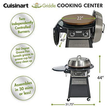 
                        
                          Cargar imagen en el visor de la galería, Cuisinart CGG-888 Grill Stainless Steel Lid 22-Inch Round Outdoor Flat Top Gas, 360° Griddle Cooking Center - JOY2ESpree
                        
                      