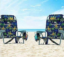 
                        
                          गैलरी व्यूवर में इमेज लोड करें, 2 Tommy Bahama Backpack Beach Chairs Blue/Pineapple
                        
                      