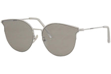 
                        
                          गैलरी व्यूवर में इमेज लोड करें, Balenciaga BB0021SK Sunglasses 006 White/Grey Mirror Lens 61 mm
                        
                      
