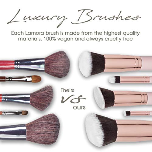 Kabuki Makeup Brush Set - Foundation Powder Blush Concealer Contour Brushes