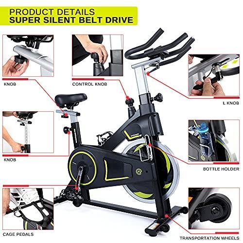NORTHCAPTAIN Exercise Bikes Magnetic Resistance Indoor Cycling Stationary Bike with LCD Monitor - JOY2ESpree