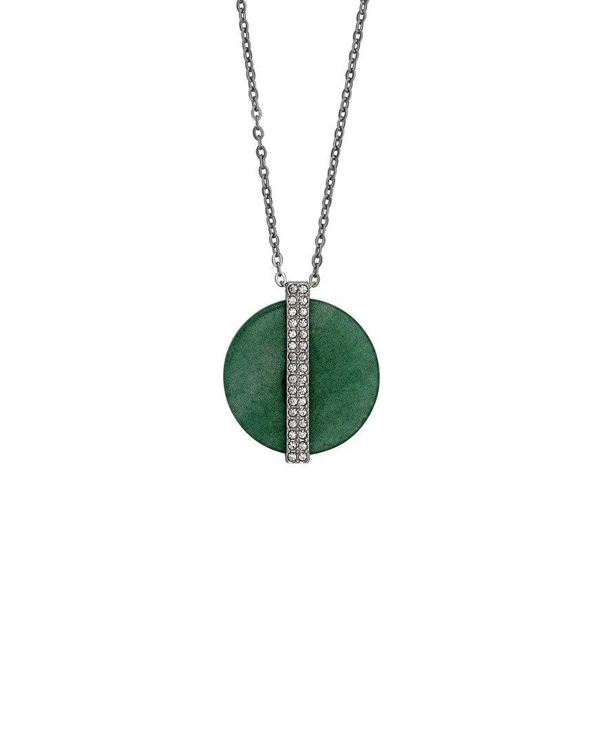 Swarovski Crystal Disk Plated Necklace - JOY2ESpree