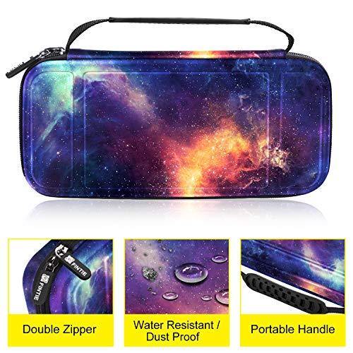 Fintie Carry Case for Nintendo Switch - [Shockproof] Hard Shell Protective Cover Travel Bag w/10 Game Card Slots - JOY2ESpree