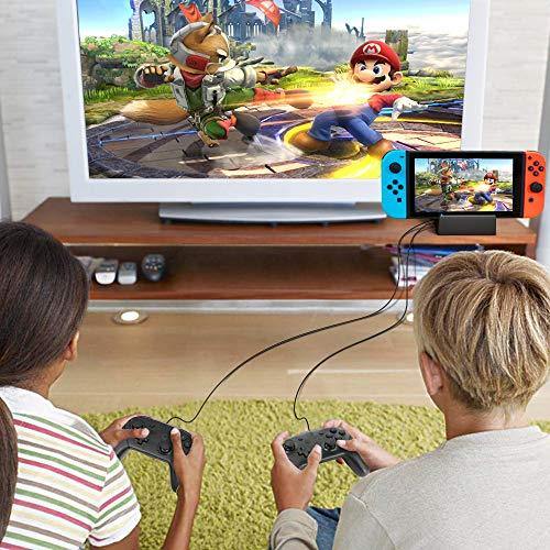 Ponkor Docking Station for Nintendo Switch, Charging Dock 4K HDMI TV Adapter Charger Set Replacement compatible - JOY2ESpree
