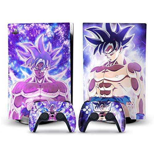 Mmoptop PS5 Skin Dragon-Ball Goku for Playstation 5 Digital Edition with Console and Dualsense Controller Full Set - JOY2ESpree