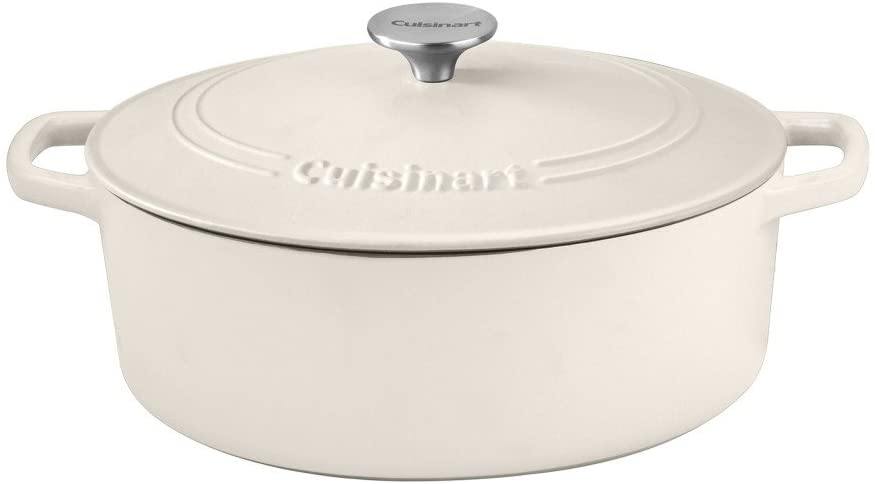 Cuisinart Cast Iron Casserole, Terracotta Orange, 5.5 Quart - JOY2ESpree