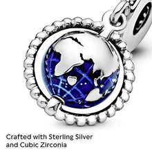 
                        
                          Muat gambar ke penampil Galeri, Pandora Jewelry Spinning Globe Dangle Cubic Zirconia Charm in Sterling Silver - JOY2ESpree
                        
                      