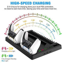 
                        
                          Load image into Gallery viewer, Benazcap Cooling Station for PS5 Console, PS5 Vertical Stand with Cooling Fan - JOY2ESpree
                        
                      