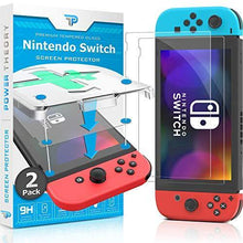 
                        
                          Load image into Gallery viewer, Power Theory Screen Protector for Nintendo Switch [2-Pack] with Easy Install Kit [Premium Tempered Glass for Switch Console] - JOY2ESpree
                        
                      