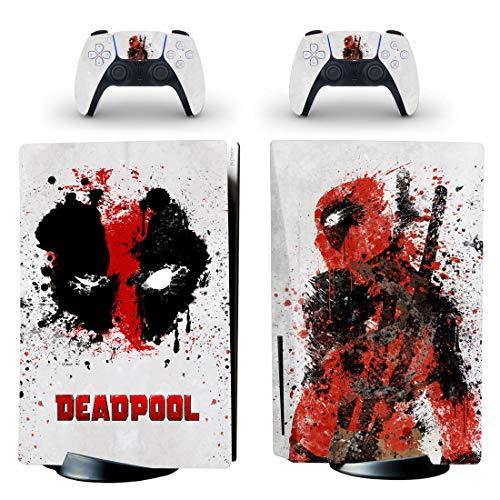 Decal Moments PS5 Standard Disc Console Controllers Full Body Vinyl Skin Sticker Decals for Playstation 5 Console and Controllers Super Hero - JOY2ESpree