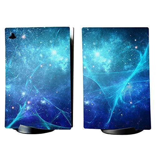 PlayVital Blue Nebula Full Set Skin Decal for PS5 Console Digital Edition - JOY2ESpree