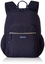 
                        
                          Load image into Gallery viewer, Vera Bradley Women's Microfiber Campus Backpack, Navy, One Size
                        
                      