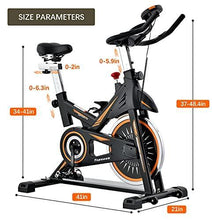
                        
                          Cargar imagen en el visor de la galería, Topseek Indoor Cycling Bike - Exercise Bike for Home Gym Stationary Bikes with Comfortable Seat Cushion, Silent Belt Drive, iPad Holder and Hand Pulse - JOY2ESpree
                        
                      