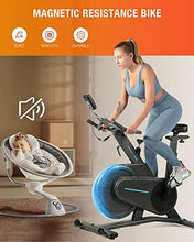 
                        
                          画像をギャラリービューアに読み込む, OVICX Magnetic Stationary Bike Belt Drive Indoor Cycling Workout Bike for home Gym - JOY2ESpree
                        
                      