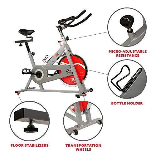 Sunny Health & Fitness Stationary Indoor Cycling Exercise Bike - SF-B1001/S - JOY2ESpree