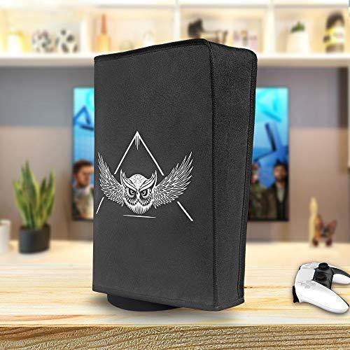 PS5 Dust Cover Anti Scratch Waterproof Dust-Proof Cover Sleeve for Playstation 5 Console Digital Edition and Regular Edition Console (White Eagle) - JOY2ESpree
