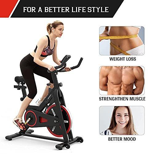 LABODI Exercise Bike, Stationary Indoor Cycling Bike, Cycle Bike for Home Cardio Gym - JOY2ESpree