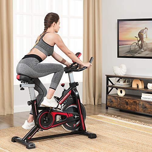SONGMICS Stationary Bike, Indoor Cycling Bike, Exercise Bike, and Fitness Trainer - JOY2ESpree