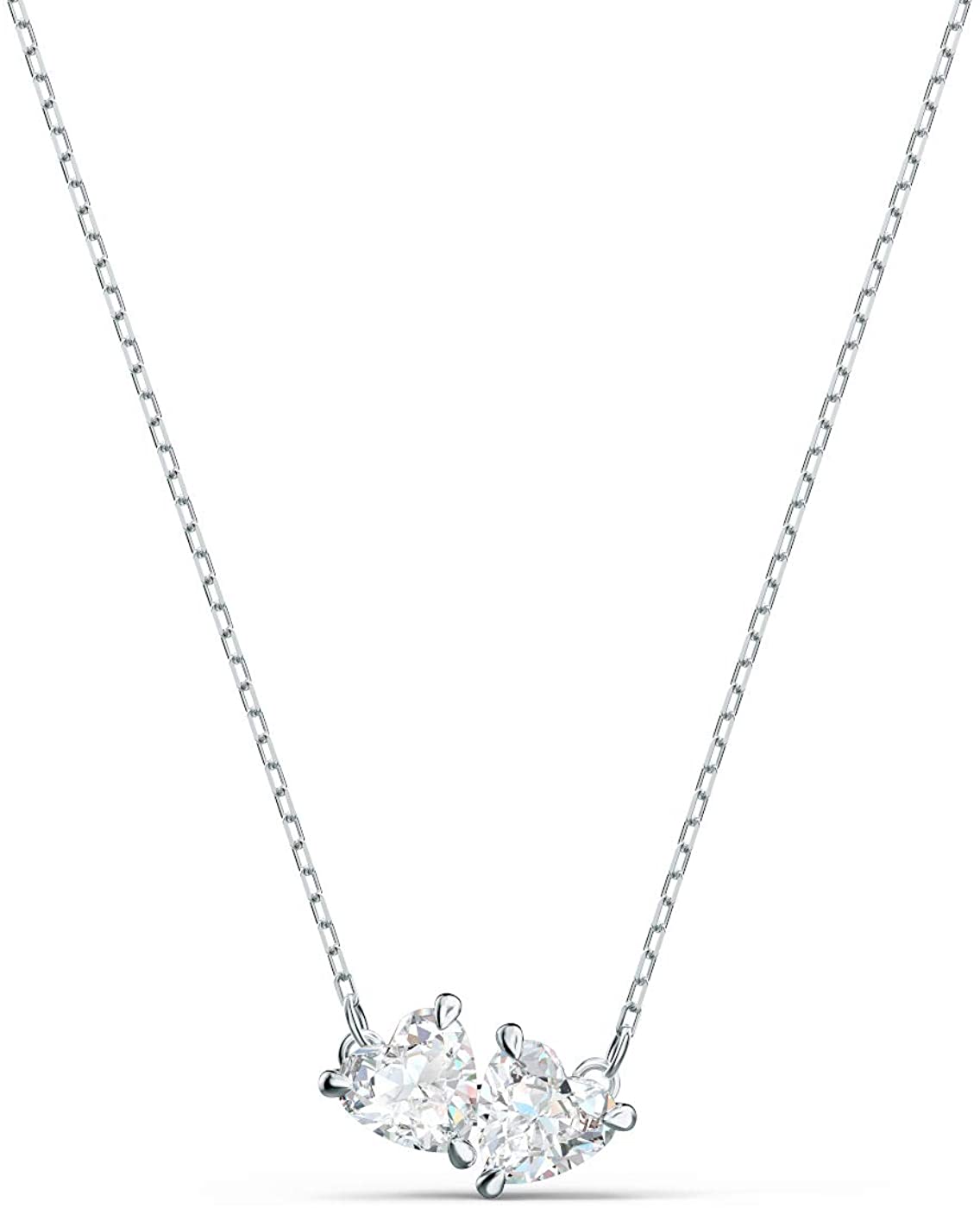 SWAROVSKI Women's Attract Soul Jewelry Collection, Rhodium Finish, Pink Crystals - JOY2ESpree