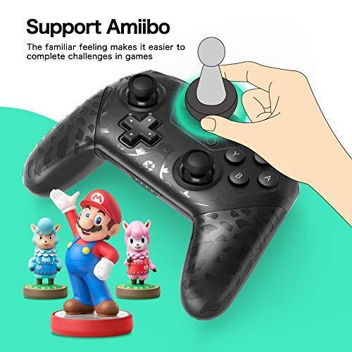 YCCTEAM Wireless Pro Controller Gamepad Compatible with Switch Support Amibo, Wakeup, Screenshot and Vibration Functions - JOY2ESpree