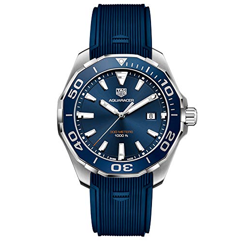 Tag Heuer Aquaracer Blue Dial Mens Watch WAY101C.FT6153