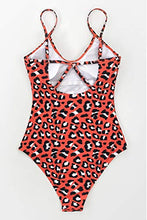 
                        
                          Cargar imagen en el visor de la galería, CUPSHE Women's V Neck Leopard Print One Piece Swimsuit
                        
                      