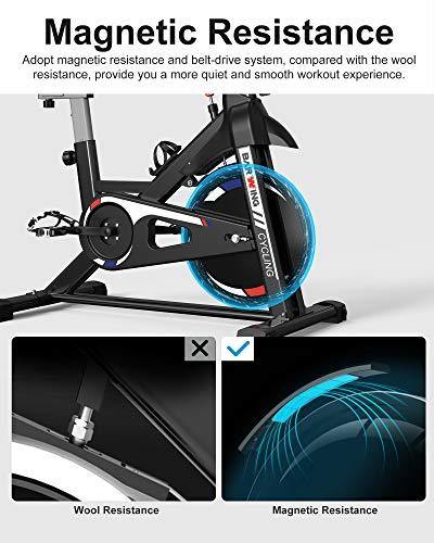 BARWING Magnetic Indoor Cycling Bike Exercise Bike Stationary Workout Bike with Professional Handlebar for Home Use - JOY2ESpree