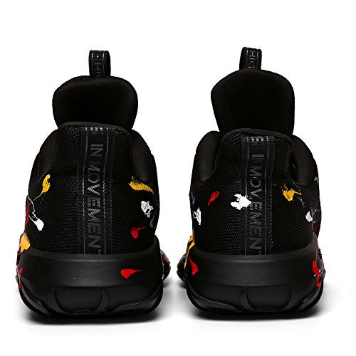 Soulsfeng Mens Running Shoes Mesh Breathable Lightweight Cushioning Training Athletic Sneakers