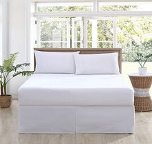 
                        
                          Load image into Gallery viewer, Tommy Bahama | Solid Pleated Collection | Bedskirt-100% Cotton, Stylish Design, King, White
                        
                      