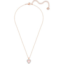 
                        
                          Muat gambar ke penampil Galeri, SWAROVSKI Crystal Pink Heart Two-Tone Pendant Necklace - JOY2ESpree
                        
                      