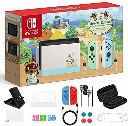 Newest Nintendo Switch Animal Crossing: New Horizons Edition 32GB Console - JOY2ESpree