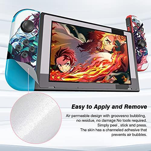 DLseego Switch Skin Sticker Pretty Pattern Full Wrap Skin Protective Film Sticker Compatible with Nintendo Switch - Boys and Girls - JOY2ESpree