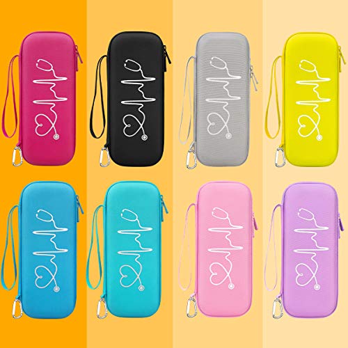 BOVKE Travel Case for 3M Littmann Classic III, Lightweight II S.E, Cardiology IV Diagnostic, MDF Acoustica Deluxe Stethoscopes