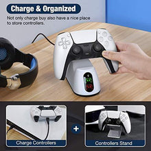 
                        
                          Load image into Gallery viewer, BEBONCOOL PS5 Controller Charger, PS5 Charging Station Dock w/LED Indicator - JOY2ESpree
                        
                      