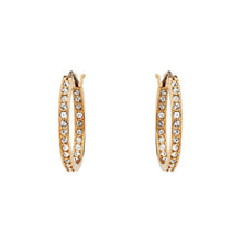 
                        
                          Load image into Gallery viewer, Swarovski Somerset Gold-Plated Hoop Pierced Earrings 1172375 - JOY2ESpree
                        
                      
