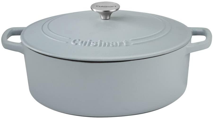 Cuisinart Cast Iron Casserole, Terracotta Orange, 5.5 Quart - JOY2ESpree
