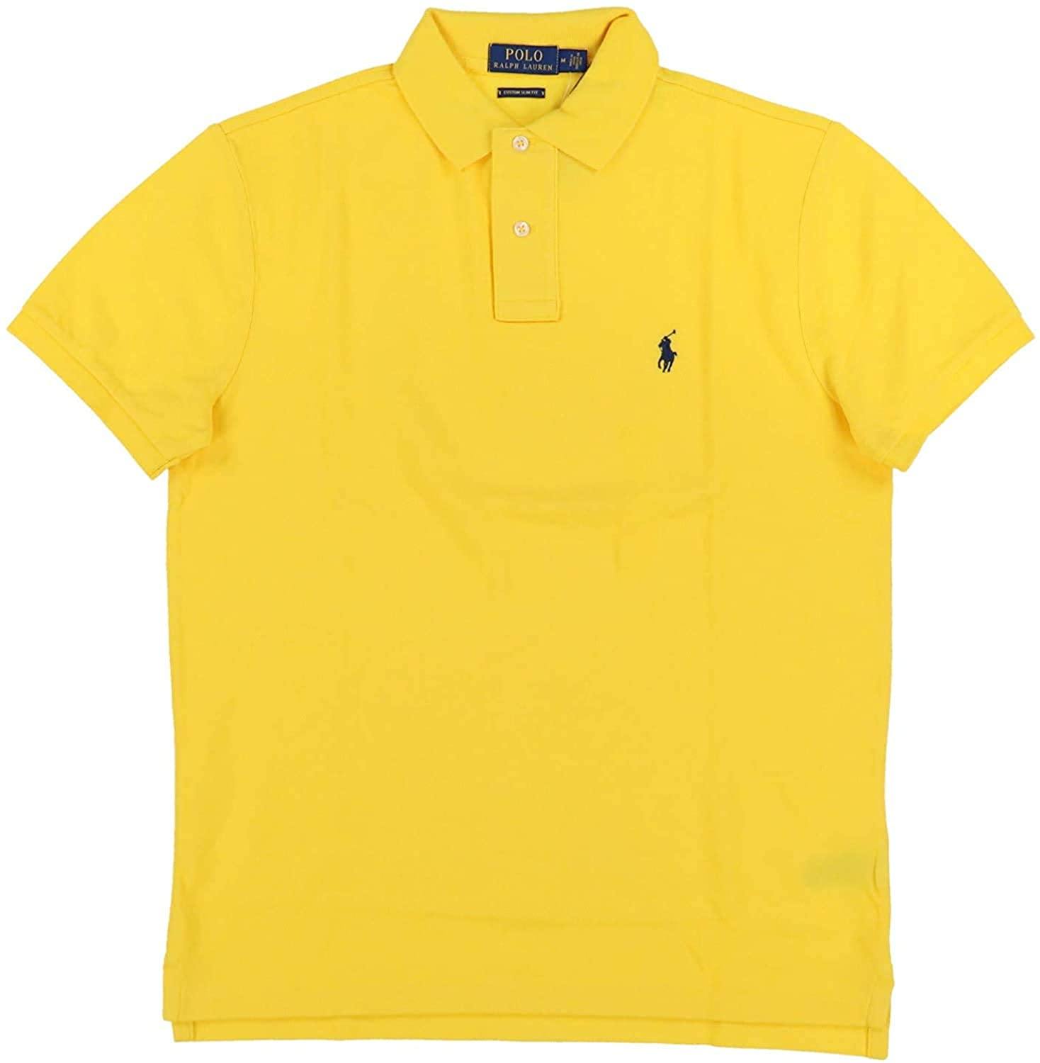 Polo RL Men's Custom Slim Fit Mesh Pony Shirt